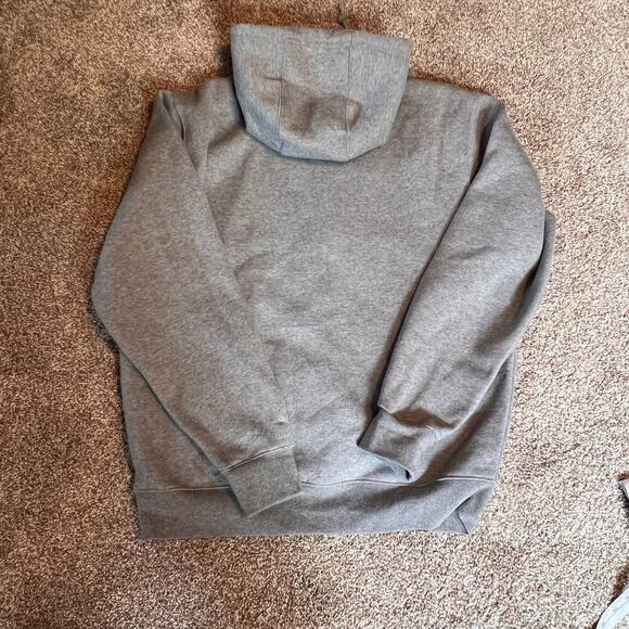 Caterpillar Men's Grey Pullover Hooded Long Sleeve Sweatshirt. Size M - Picture 2 of 8